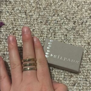 Silpada Gold Classic Band Ring